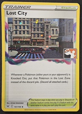 SWIRL Lost City 161/193 Play! Prize Pack Series 3 Cosmos Holo Pokémon 2022 NM A