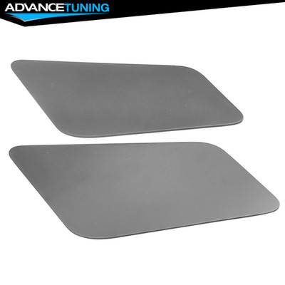 Universal V4D Style GT Rear Trunk Spoiler Wing Left Right Side Plate Add On Pair