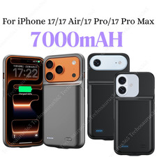 7000mAH Battery Charger Case Fast Charging Cover For iPhone 17/17 Air/17 Pro max