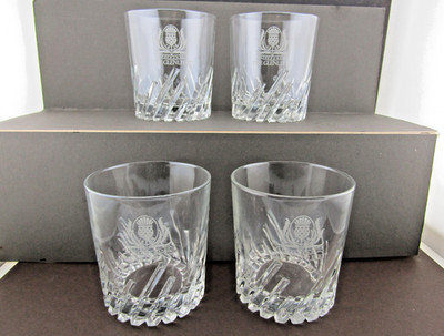 Glenlivet George & JG Smith 12 Years Old Fashioned Scotch Whiskey Rocks Glasses