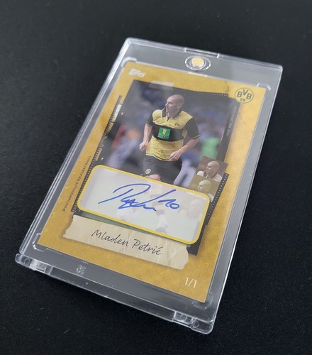 Topps Focus BVB Borussia Dortmund 2025/26 Mladen Petric Autograph Card 1/1