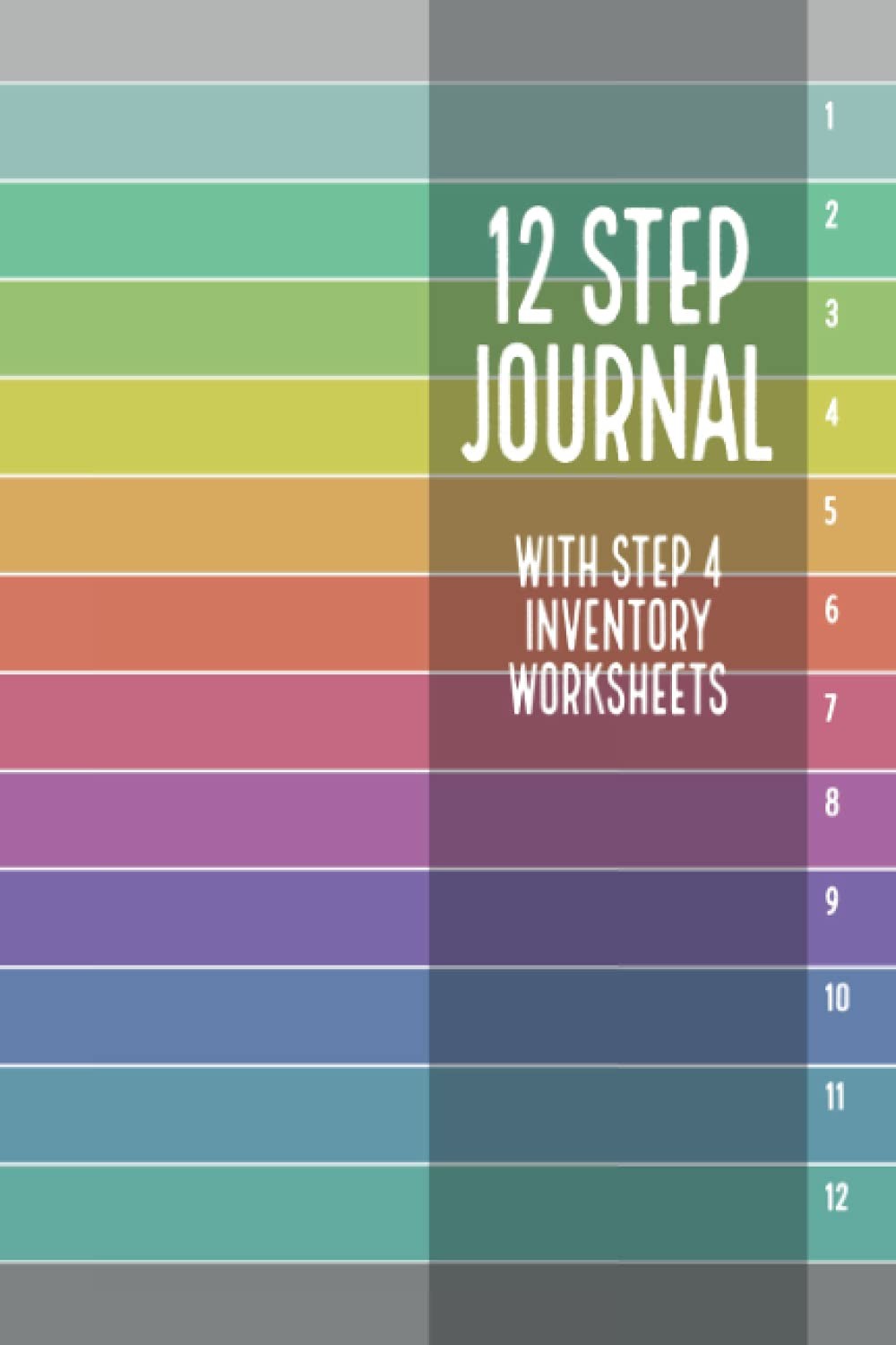 12 Step Journal with Step 4 Inventory Worksheets: Sobriety Journal for Addictio