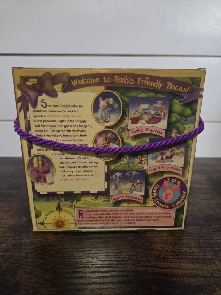 Baño Piglet’s Vintage Pooh’s Friendly Places con estuche protector 20876 Mattel Foto 4 de 4