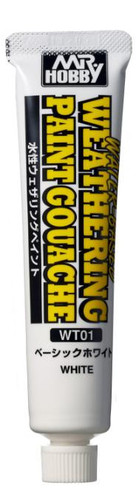 GSI Creos Mr. Hobby Weathering Paint Gouache WT01 20ml Tube