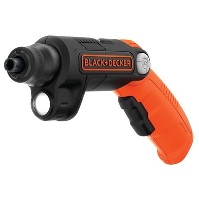 Cordless Screwdriver 4V MAX Electric LED Light 2 Pcs Bit Set BLACK+DECKER