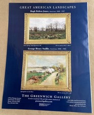 Hugh Bolton Jones George Smillie gallery exhibition ad 2000 vintge art print