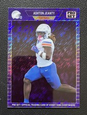 2024 Leaf Pro Set Promo Purple Shimmer Ashton Jeanty 36/199 RC Rookie