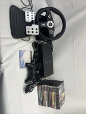 PS2 PlayStation 2 Fat Console Bundle W/ 13 Games All Tested Read Description