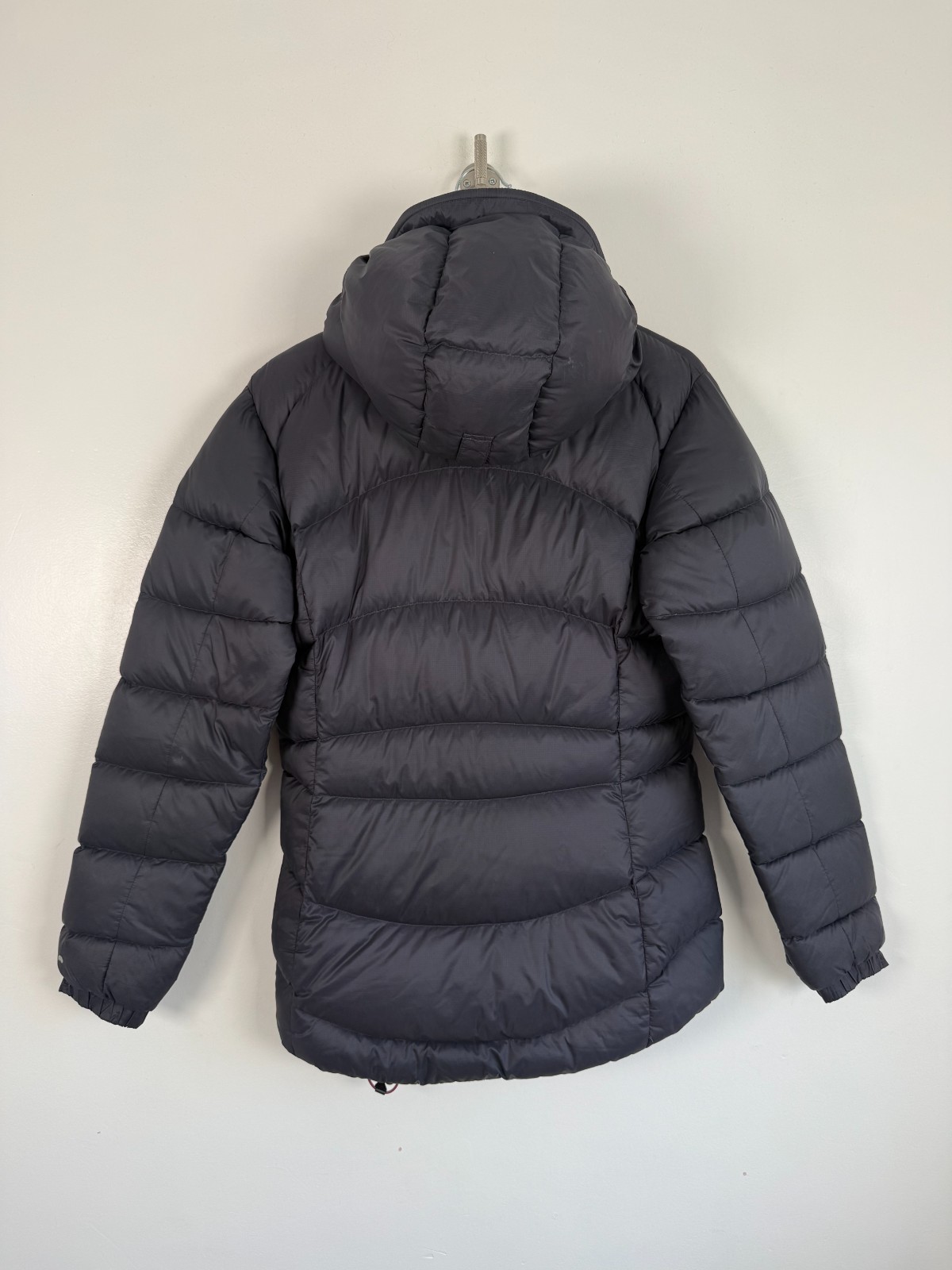 Rab Jacket Size UK 10 Grey Puffer Down Ascent Pertex Quantum Insulated Padded image 8