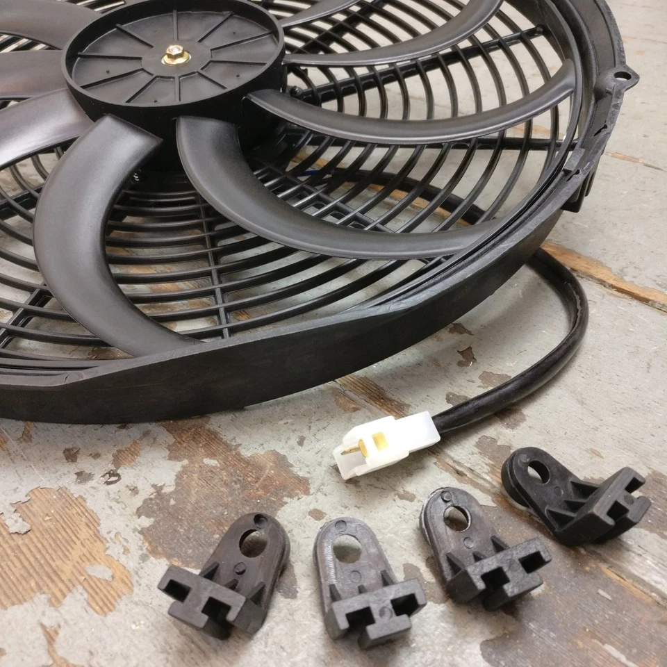 1964 Ford Country Squire 16 Inch Super Duty Radiator Fan housing cooling skinny - Image 3 of 4