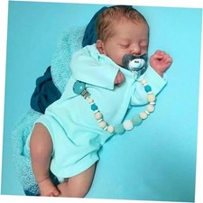 17" Lifelike Reborn Sleeping Baby Boy Doll Realistic Newborn Baby Dolls, Soren