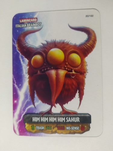 LAMINCARD ITALIAN BRAINROT MULTIVERSE - VENDITA CARTE SINGOLE - Photo 24/165