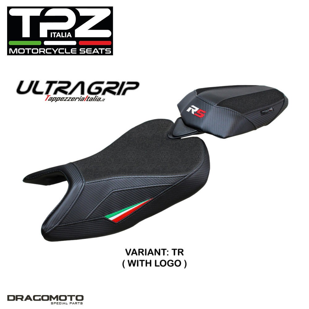 APRILIA RS 457 2023-2025 Sattelbezüge APRS457BU-TR-1 TPZ ULTRAGRIP CON LOGO