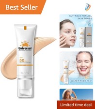 Tinted Sunscreen with SPF 50 : Hydrating Face Protection, No White Cast, 50ml