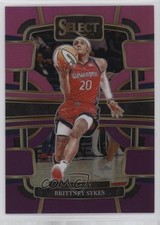 2024 Panini Select WNBA Concourse Pink & Purple Prizm 30/99 Brittney Sykes 11oq