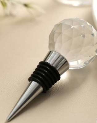 Wine Stopper Set Of 2- Crystal Ball