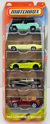 Matchbox MBX Convertible Cruisers 5er Pack McLaren Ford Jeep Cadillac 2025 OVP