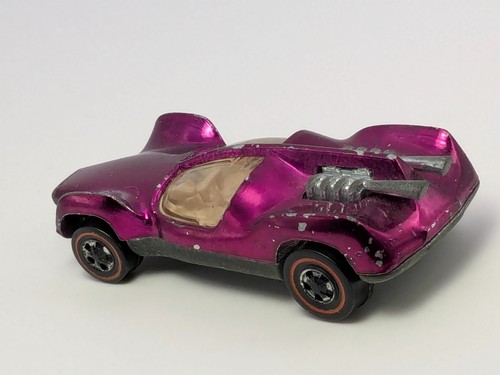 Vintage Original 1969 Hot Wheels Redline Mantis Magenta USA - Picture 3 of 8