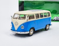 Volkswagen T1 Bus (1961) Blau Welly 1:24