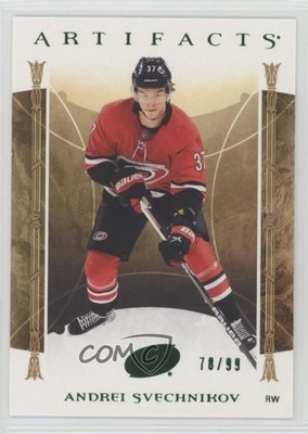 2022-23 Upper Deck Artifacts Stars Emerald 78/99 Andrei Svechnikov #124 0c1o