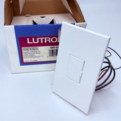 Lutron Homeworks HWV-600D WH Dimmer - White - NEW