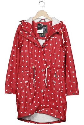 Schmuddelwedda Mantel Damen Jacke Parka Gr. S Baumwolle Rot #osm8d25