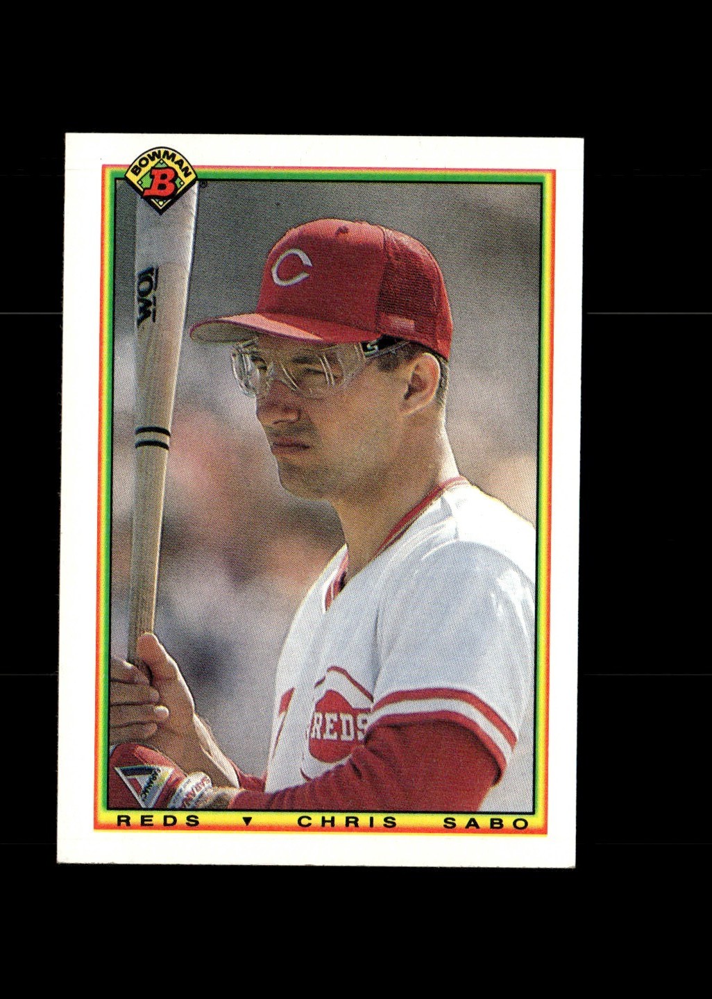 Chris Sabo : 1990 Bowman MLB Baseball Card #53 : Cincinnati Reds
