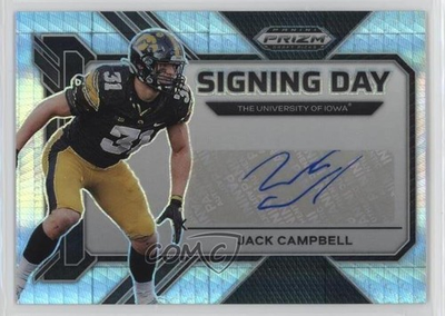 #ad 2023 Panini Prizm Draft Picks Signing Day Hyper Jack Campbell #SD JCA Auto qf8 $35.04