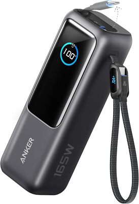 Anker Laptop Powerbank 25000mAh externer Akku 3X 100W USB-C Ports & Kabel