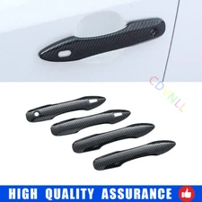For Toyota Corolla 2019-2022 Carbon Fiber Exterior Side Door Handle Frame Trim