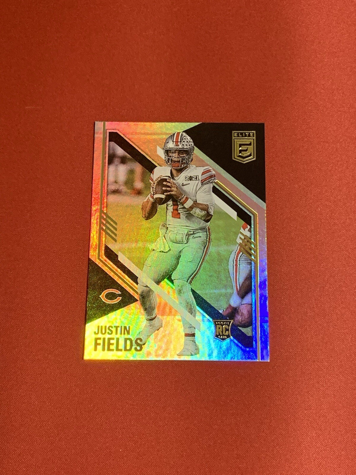 2021 Panini Donruss Elite - Rookies Pink #102 Justin Fields (RC)