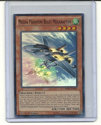 Mega Phantom Beast Megaraptor - Yu-Gi-Oh - MP14-EN007