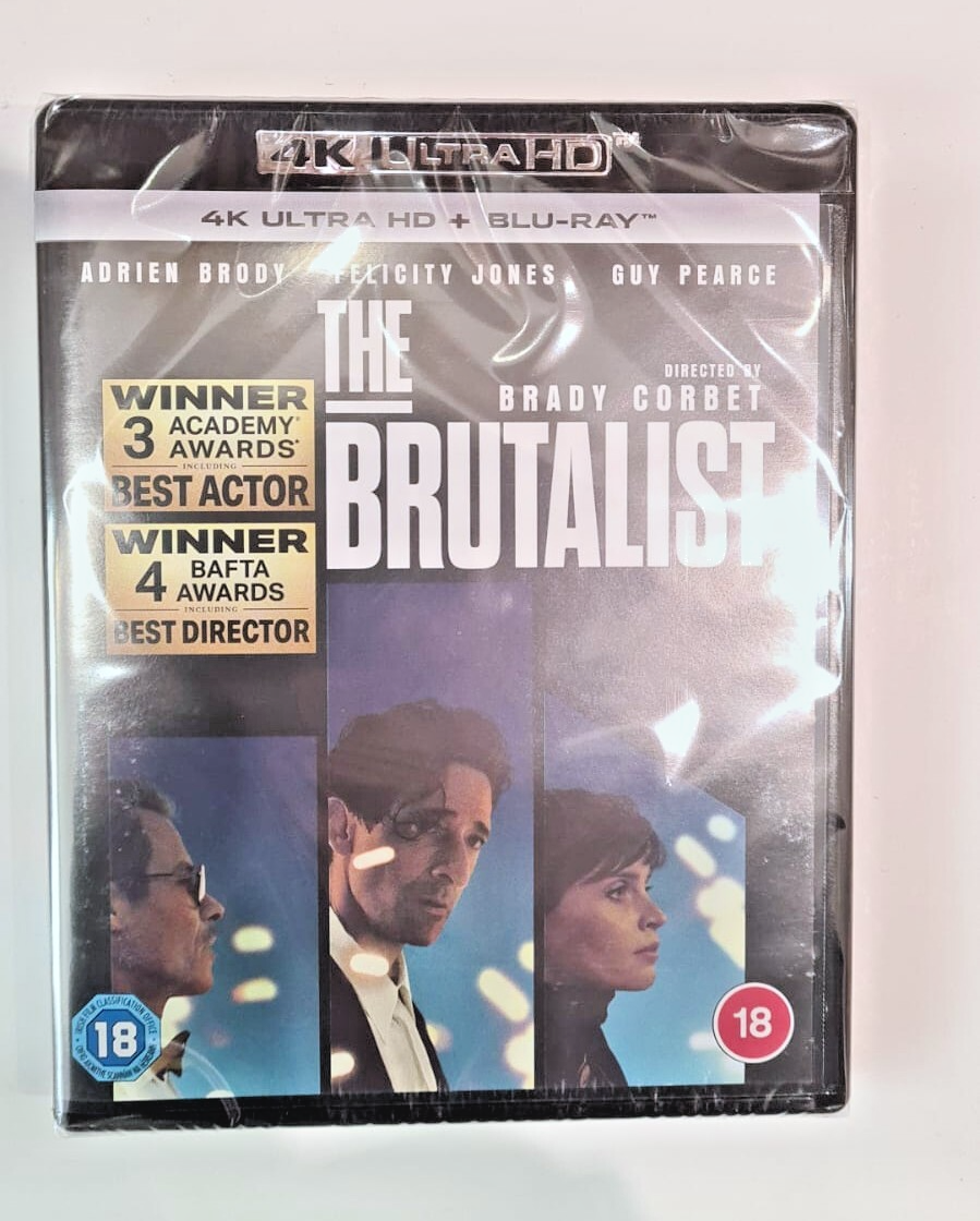 4K UHD BLU-RAY  THE BRUTALIST     BRAND NEW SEALED UK STOCK