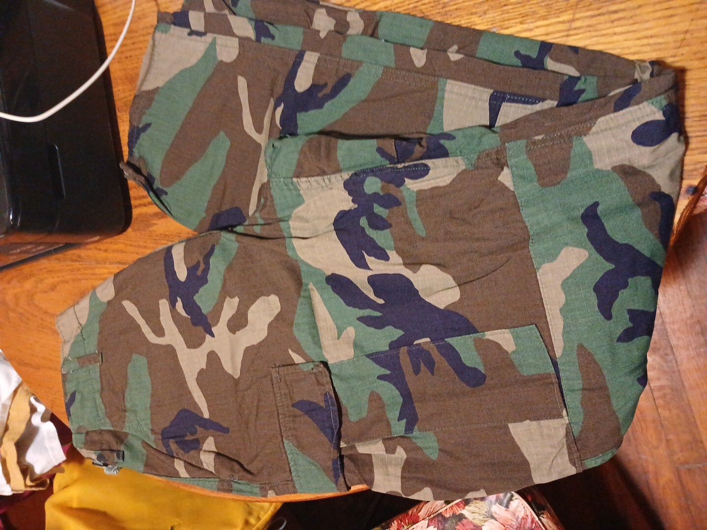 Tru Sec Ca.o Woodland Cargo Pants Sz Ins- 32 1/2-35 Ins 31-35