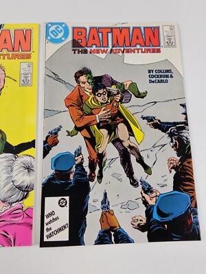 1987 BATMAN The New Adventures #409 #410 Origin of Two-Face DC