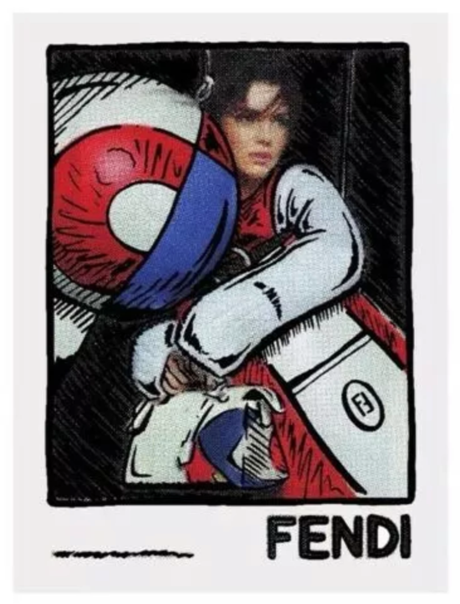 Joshua Vides 'Torn Pages' Prints Set of 3 Fendi Fashion