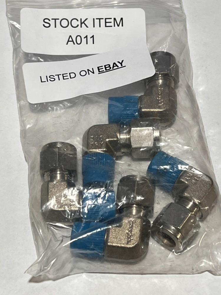 SWAGELOK 316 90 Degree SERIES ELBOW FITTING 316 TRY / 316 TFZ SI A011 Lot of 5