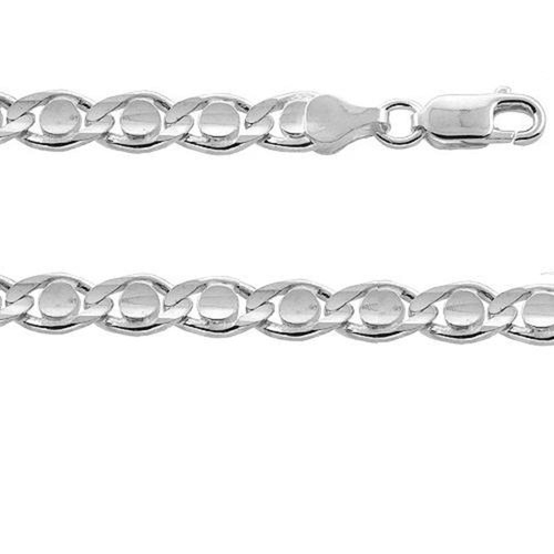 4mm,5mm,7mm Sterling Silver Diamond Cut Round Link Chain Necklace, Made in Italy