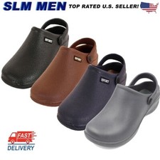 Men's Garden Clogs Beach Slip On Water Sandals Nursing Shoes