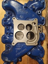 1973 Ford 351c Cleveland 4bbl Intake Manifold D3ze 9425 Aa X 3f8 Cj Mustang Brl