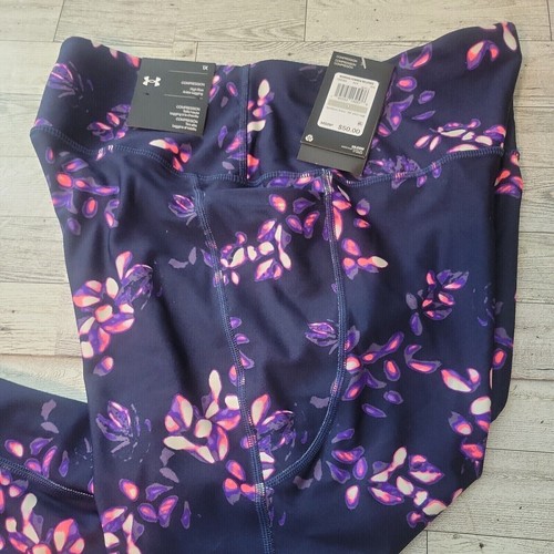 Under Armour HeatGear Plus Size Ankle Leggings 1369465-410 Womens Sz 3X NWT - Picture 2 of 6