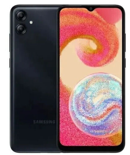 SAMSUNG GALAXY A04E 32GB DUAL SIM UNLOCKED Android Smart Phone Black Brand New - Afbeelding 1 van 7