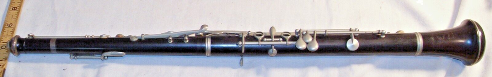 Grenadilla OBOE WOODEN WIND INSTRUMENT PARIS FRANCE A.C. FISCHER WITH ...