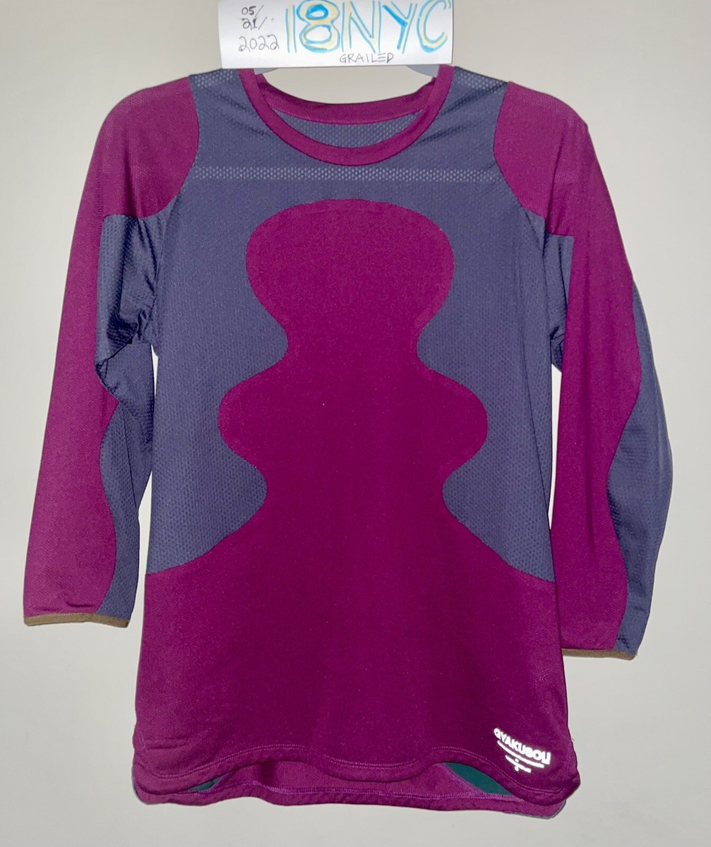 Rare Nike GYAKUSOU Sangria 3/4 REFLECTIVE 3M Tee Jersey BTC OTC sz