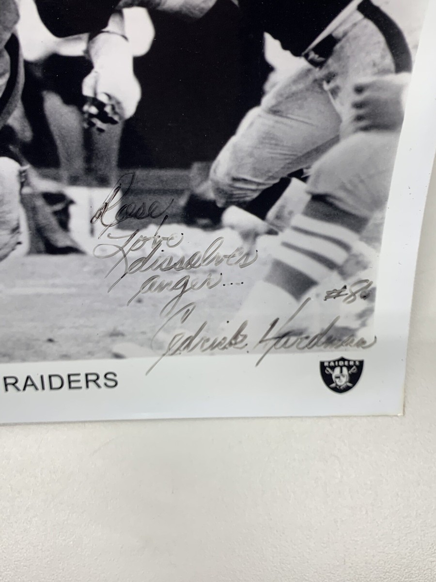 Cedrick Hardman #86 Vs Oakland Raiders Signed Photo San  display picture 2