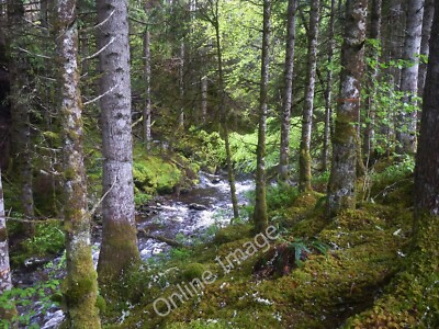Photo 6x4 Allt na Cailliche Faichem At this point the burn has almost rea c2011