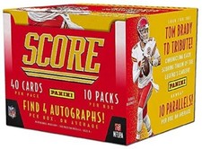 2021 Panini Score Football Hobby Box - Factory Sealed