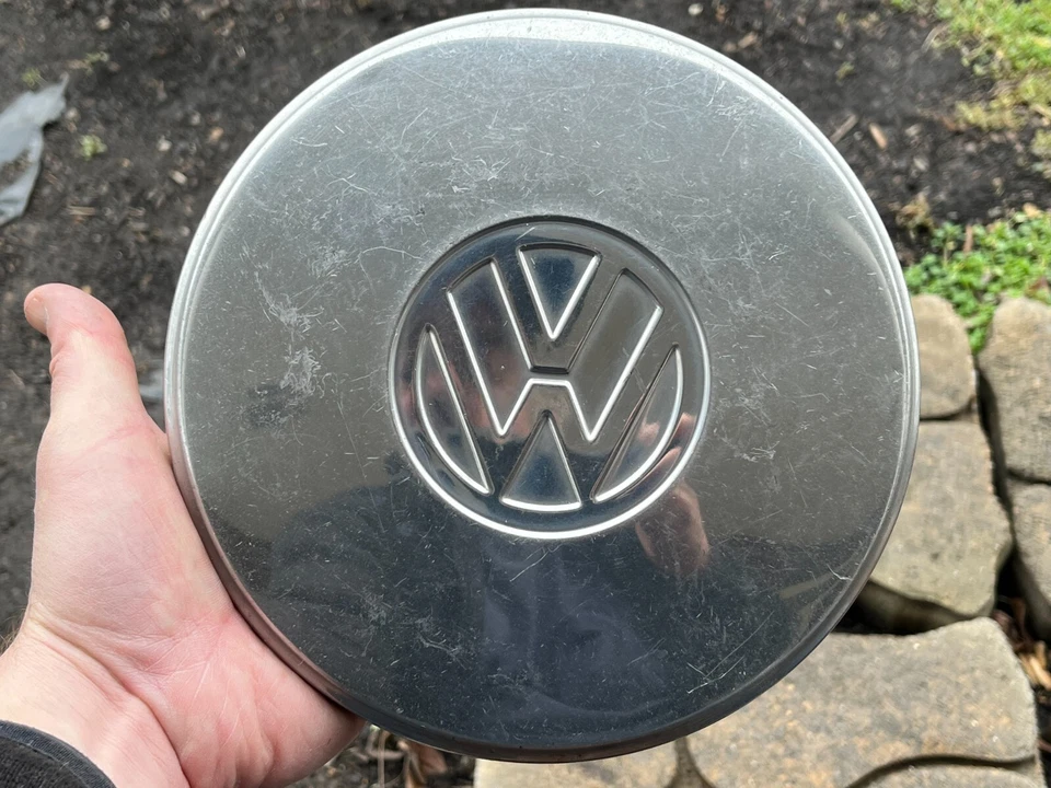 VW VOLKSWAGEN DASHER RABBIT JETTA GOLF OEM WHEEL CENTER CAP ALLOY DIAMETER 8" - Image 2 of 3