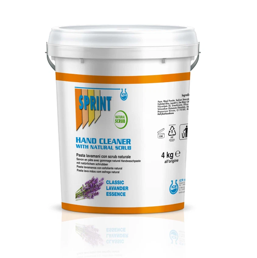 ICR SPRINT PASTA LAVAMANI BARATTOLO 4 KG MADE IN ITALY NATURAL SCRUB V523100101