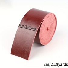 2m PU Faux Leather Strap Strip DIY Craft Accessories 5cm Red Brown Black